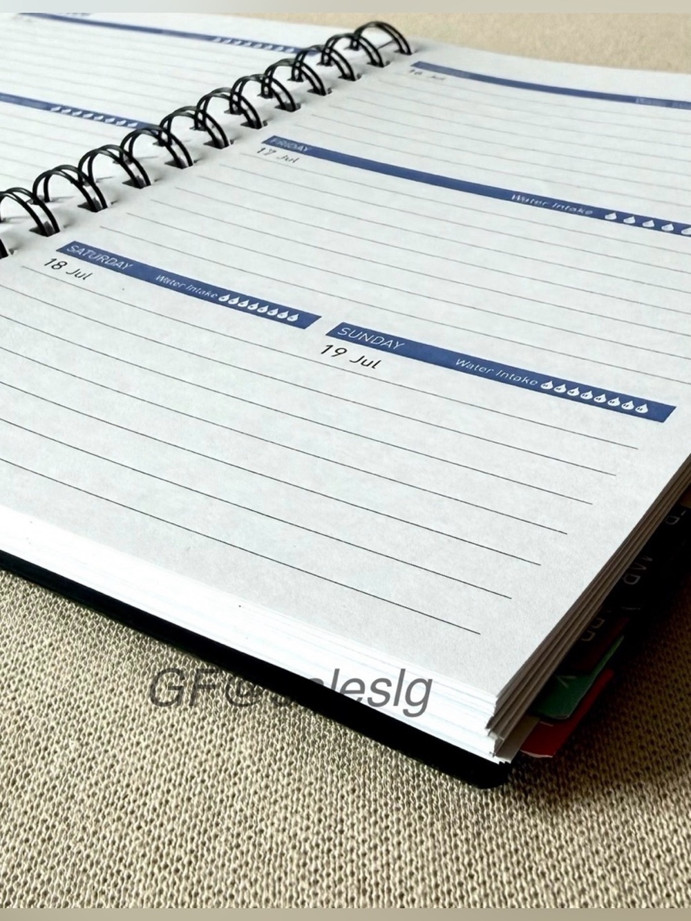 NWT Coach Notebook In Signature Tan with Planner - Picture 9 of 16